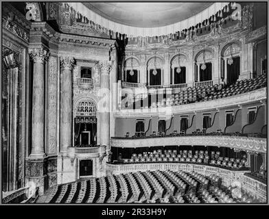 NEW THEATRE NY INTÉRIEUR HISTORIQUE 1900s Auditorium du New Theatre, New York City America USA 1910 Banque D'Images