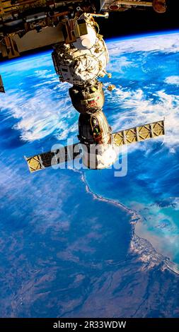 La Station spatiale internationale. Amélioration numérique. Éléments de la NASA Banque D'Images