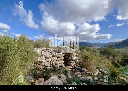 Talaiot, son Ferrandell-son Oleza, I milenio a C., Valldemossa, Majorque, Iles Baléares, espagne. Banque D'Images