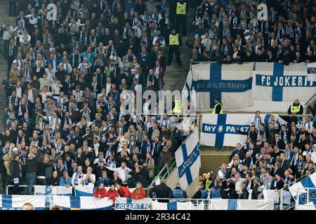 Match de football de l'UEFA Euro 2016 en Hongrie contre la Finlande Banque D'Images