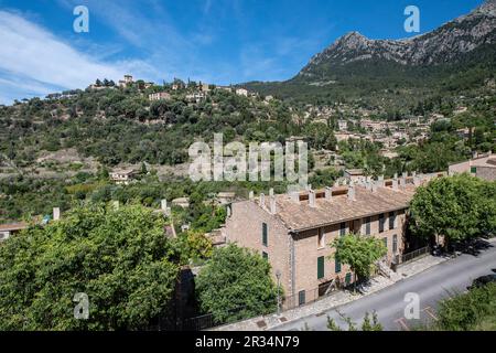 Petit Deià urbanisation, Deyá,. Majorque, Iles Baléares, Espagne. Banque D'Images