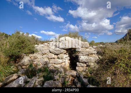 Talaiot, son Ferrandell-son Oleza, I milenio a C., Valldemossa, Majorque, Iles Baléares, espagne. Banque D'Images