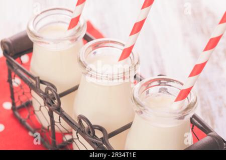 Lait en bouteille Banque D'Images