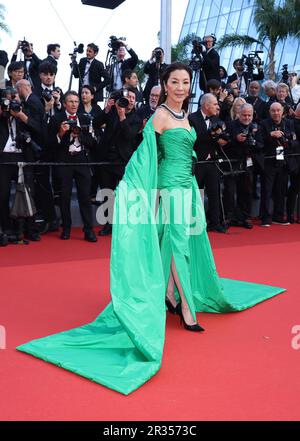 Cannes, France. 22nd mai 2023. Michelle Yeoh assiste au tapis rouge « Fireside (le jeu de la Reine) » lors du festival annuel de Cannes 76th au Palais des Festivals sur 21 mai 2023 à Cannes, France. DGP/imageSPACE/MediaPunch crédit: MediaPunch Inc/Alay Live News Banque D'Images