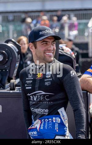 Indianapolis, INDIANA, États-Unis. 20th mai 2023. Le pilote INDYCAR, DEVLIN DeFRANCESCO (29) de Toronto, Canada, et son équipe Andretti Steinbrenner Autosport Honda, se préparent à se qualifier pour le Indianapolis 500 au Indianapolis Motor Speedway à Indianapolis, AUX États-Unis. (Credit image: © Walter G. Arce Sr./ZUMA Press Wire) USAGE ÉDITORIAL SEULEMENT! Non destiné À un usage commercial ! Banque D'Images