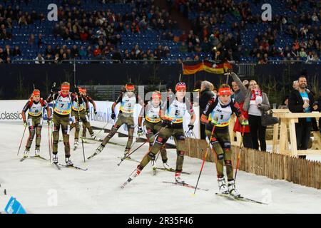 Biathlon sur Schalke 2015 Banque D'Images