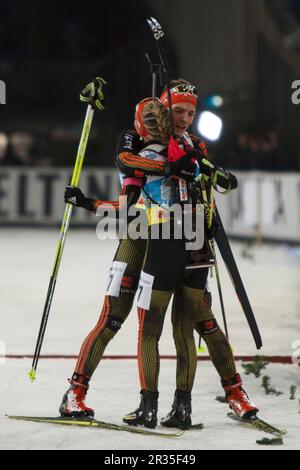 Biathlon sur Schalke 2015 Banque D'Images