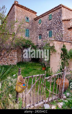 Alqueria de fils Coll , camino de Son Castelló, Deià, Comarca de la Sierra de Tramontana, Majorque, Iles Baléares, Espagne. Banque D'Images