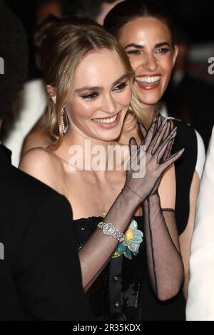 22 mai 2023, Cannes, France: LILY-ROSE DEPP participe à la projection de 'l'Idol' lors du Festival annuel du film de Cannes 76th au Palais des Festivals. (Credit image: © Mickael Chavet/ZUMA Press Wire) USAGE ÉDITORIAL SEULEMENT! Non destiné À un usage commercial ! Banque D'Images