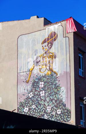 Graffite à Bushwick, Brooklyn, New York Banque D'Images