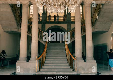 Mexico, FÉVRIER 2023 le château historique - Château de Chapultepec . Photo de haute qualité Banque D'Images