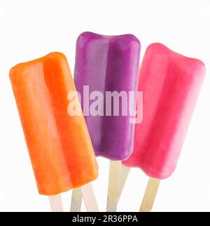 Deux suces à glace Banque D'Images