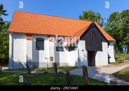 Église de l'île sur Hiddensee Banque D'Images