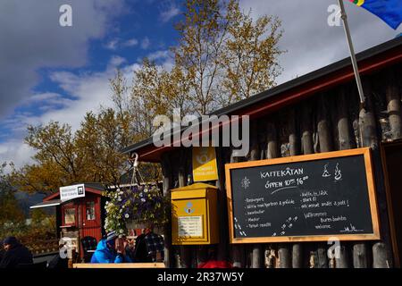 Kaffekatan Lap Danalds, Trekking Nikkaluokta, Kebnekaise Fell station, Laponie, Sweden2 Banque D'Images