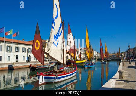 Museo della Marineria, Cesenatico, Mer Adriatique, Émilie-Romagne, Italie Banque D'Images