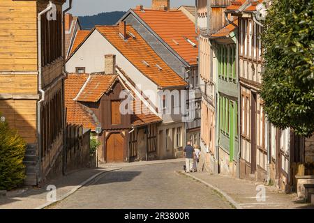 Ruelles de Blankenburg Harz Banque D'Images