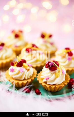 Mini Tartelettes aux fruits Banque D'Images