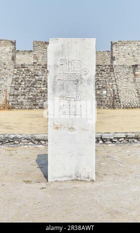 L'ancienne ville de Xochicalco, Morelos est un exemple rare d'une ville maya dans le centre du Mexique Banque D'Images