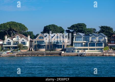 Maisons de luxe à Sandbanks Poole Banque D'Images