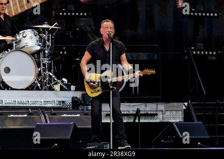 Rome Italie 21 mai 2023 Bruce Springsteen et le groupe de rue E vivent à Circo Massimo Rome © Roberto Finizio / Alamy Banque D'Images