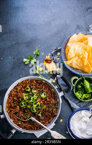 Chili con carne Banque D'Images