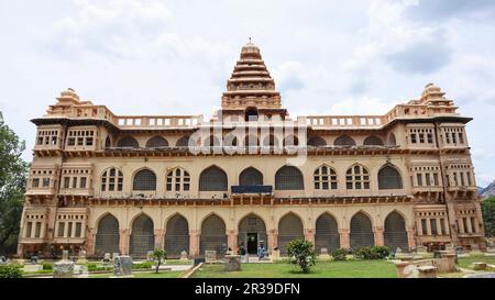 Vue de face du Musée ASI du fort de Chandragiri, Tirupati, Andhra Pradesh, Inde. Banque D'Images