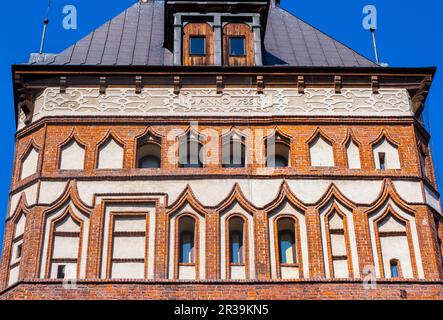 Musée de l'Ambre dans la tour de la prison de Gdansk Banque D'Images