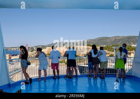 Balearia, port de Palma, Majorque, Iles Baléares, Espagne. Banque D'Images