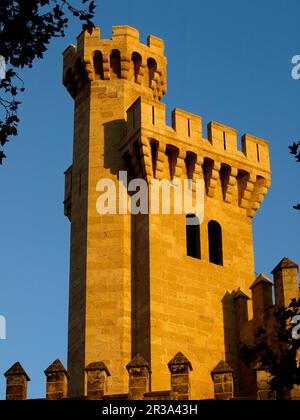 Palais de la Almudaina(s.X).Ciudad de Palma. Mallorca. Baleares.España. Banque D'Images