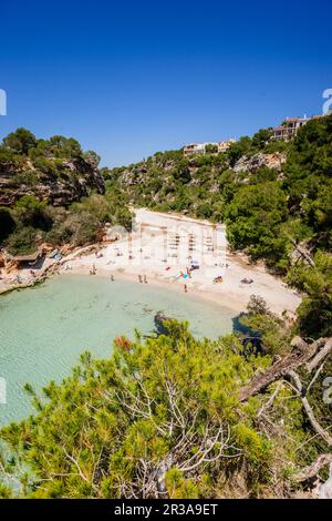 Cala Pi, Llucmajor, comarca de Migjorn. Mallorca. Islas Baleares. L'Espagne. Banque D'Images