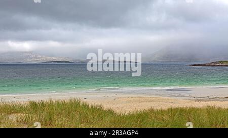 LUSKENTIRE Beach, Harris, Isle of Harris, Hebrides, Hebrides extérieures, Îles de l'Ouest, Écosse, Royaume-Uni, Grande-Bretagne Banque D'Images