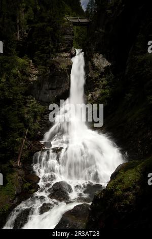 Les chutes de Riesach à Untertal près de Schladming, Styrie, Autriche Banque D'Images