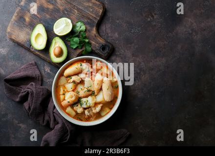 Sopa de mondongo Banque D'Images