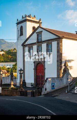 Belle architecture pittoresque de l'église du village de Sao Jorge, Madère, Portugal Banque D'Images