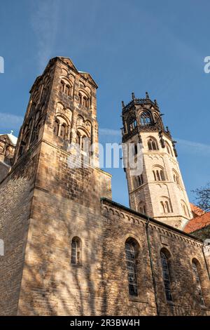 St. Église de Ludgeri, Münster en Westphalie Banque D'Images