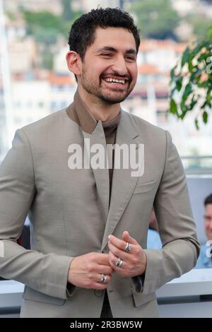 Amir El-Masry pose au photocall 'Club Zero' lors du Festival de Cannes 76th au Palais des Festivals de Cannes, le 23 mai 2023. Banque D'Images