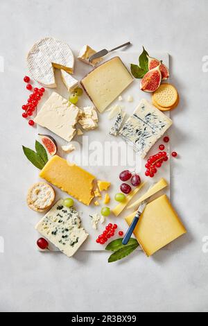 Variété de fromages Banque D'Images