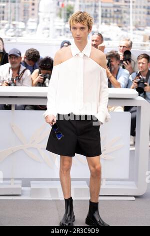 Cannes, France. 23rd mai 2023. Troye Sivan assiste au photocall Idol lors du festival annuel de Cannes 76th au Palais des Festivals sur 23 mai 2023 à Cannes, France. Photo de David Niviere/ABACAPRESS.COM crédit: Abaca Press/Alay Live News Banque D'Images