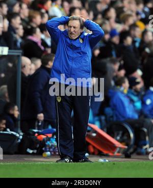 Neil Warnock ManagerLeeds United 2012/13 Leeds United V Tottenham Hotspur (2-1) 27/01/13 la FA Cup quatrième ronde photo: Robin Parker Fotoports Intern Banque D'Images