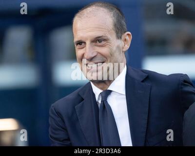 Empoli, Italie. 22nd mai 2023. Massimiliano Allegri entraîneur Juventus pendant Empoli FC vs Juventus FC, football italien série A match à Empoli, Italie, 22 mai 2023 crédit: Agence de photo indépendante/Alay Live News Banque D'Images