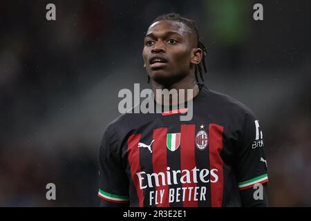 Milan, Italie, 20th mai 2023. Rafael Leao de l'AC Milan regarde pendant le match de la série A à Giuseppe Meazza, Milan. Le crédit photo devrait se lire: Jonathan Moscrop / Sportimage Banque D'Images