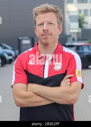 L'entraîneur de natation allemand DSV Bernd Berkhahn SC Magdeburg au revoir pour les Jeux Olympiques de Tokyo 2021 Banque D'Images