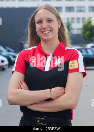 Le nageur allemand Céline Rieder SC Magdeburg bye pour les Jeux Olympiques de Tokyo en 2021 Banque D'Images