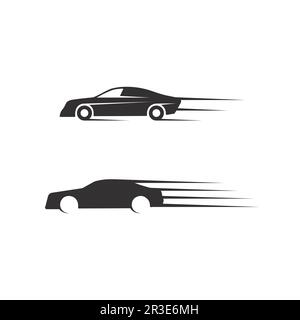 Icônes de voiture et logo vectoriel automobiles pour autobus de camion de voyage et autres panneaux vecteur de transport illustration de conception Illustration de Vecteur