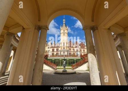 Palais Schwerin Orangerie Schwerin Parlement d'État Gouvernement Parlement Mecklenburg-Poméranie occidentale en Allemagne Banque D'Images