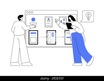 Prototype résumé du produit concept illustration vectorielle. Illustration de Vecteur