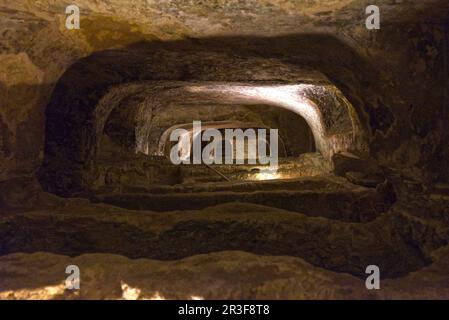 Catacombes de Saint-Paul, Rabat, Mer méditerranée, pays insulaire, Malte Banque D'Images