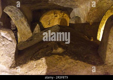 Catacombes de Saint-Paul, Rabat, Mer méditerranée, pays insulaire, Malte Banque D'Images