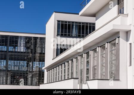 Bauhaus Dessau en Saxe Anhalt Allemagne Banque D'Images