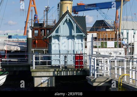 Breusebude à Kiel Banque D'Images